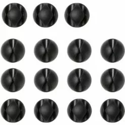 CESIèCLEFOU Clips Câble, Rangements De Câbles Et Serre-câbles, Maintient Et Cache-câbles Pour Fils Electriques, Câbles De Charge, Chargeurs De Téléphones Cellulaires, Câbles Audio（15pcs）Lefou