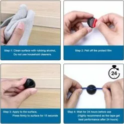 CESIèCLEFOU Clips Câble, Rangements De Câbles Et Serre-câbles, Maintient Et Cache-câbles Pour Fils Electriques, Câbles De Charge, Chargeurs De Téléphones Cellulaires, Câbles Audio(15pcs)Lefou 9 CESIèCLEFOU Clips Câble, Rangements De Câbles Et Serre-câbles, Maintient Et Cache-câbles Pour Fils Electriques, Câbles De Charge, Chargeurs De Téléphones Cellulaires, Câbles Audio(15pcs)Lefou -Treuil, cric, palan et accessoires Soldes Boutique 65597841 5