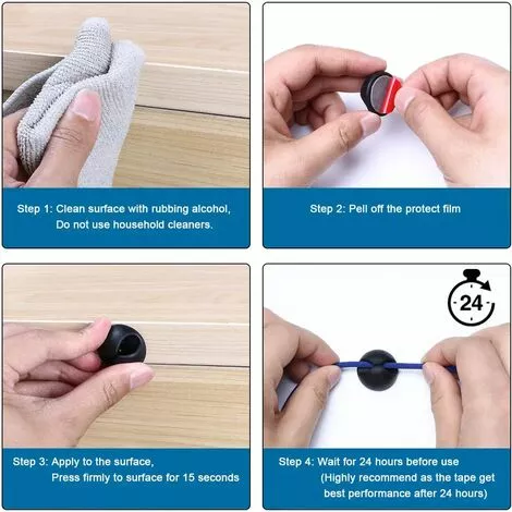 CESIèCLEFOU Clips Câble, Rangements De Câbles Et Serre-câbles, Maintient Et Cache-câbles Pour Fils Electriques, Câbles De Charge, Chargeurs De Téléphones Cellulaires, Câbles Audio(15pcs)Lefou 5 CESIèCLEFOU Clips Câble, Rangements De Câbles Et Serre-câbles, Maintient Et Cache-câbles Pour Fils Electriques, Câbles De Charge, Chargeurs De Téléphones Cellulaires, Câbles Audio(15pcs)Lefou – Image 5