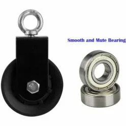 BF Bloc Pivotant, Bloc Simple Avec Support En U Pour Poulie De Levage Pivotante Pour Entraînement De La Force De La Poulie De Câble Métallique -Treuil, cric, palan et accessoires Soldes Boutique 66021207 4