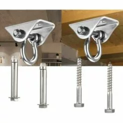 MEZHENG Crochet De Plafond Pivotant à 360 ° En Acier Inoxydable, Boucle Pivotante 9 MEZHENG Crochet De Plafond Pivotant à 360 ° En Acier Inoxydable, Boucle Pivotante -Treuil, cric, palan et accessoires Soldes Boutique 66031701 5