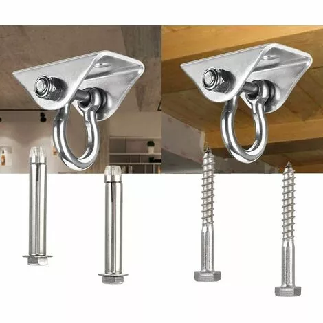 MEZHENG Crochet De Plafond Pivotant à 360 ° En Acier Inoxydable, Boucle Pivotante 5 MEZHENG Crochet De Plafond Pivotant à 360 ° En Acier Inoxydable, Boucle Pivotante – Image 5