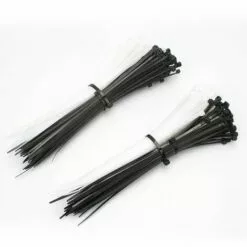 DONTODENT Attaches De Câble, 250 Pcs Attaches En Nylon Autobloquantes (200 Mm X 5,5 Mm) Attaches En Nylon écologiques En Plastique Attaches De Câble, Noir -Treuil, cric, palan et accessoires Soldes Boutique 66197128 3