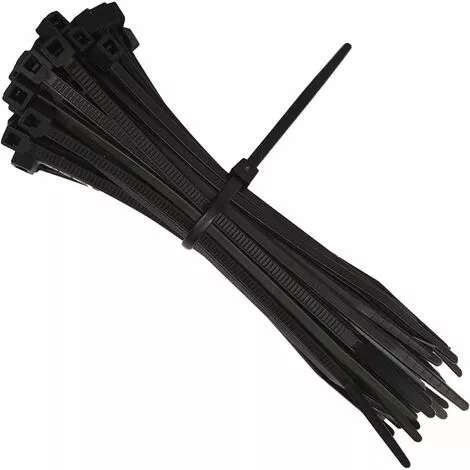 PESCE Attache-câble 200 Mm X 2,5 Mm, Attache-câble, Attache-câble En Nylon Rilsan, Attache-câble 200 Mm, Noir, 100 Pièces Par Paquet 4 PESCE Attache-câble 200 Mm X 2,5 Mm, Attache-câble, Attache-câble En Nylon Rilsan, Attache-câble 200 Mm, Noir, 100 Pièces Par Paquet – Image 4