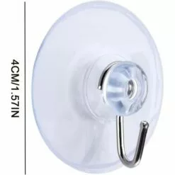 20 Pièces Crochets D'Aspiration Crochet Ventouses Pour Salle De Bains Cuisine Et Kitchen (40 Mm), Adélala -Treuil, cric, palan et accessoires Soldes Boutique 66377573 5