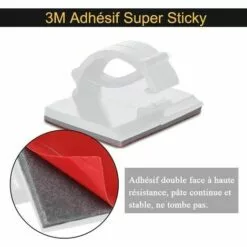 100PCS Clips Câbles Adhésif 3M Durables, Rangement De Cordon Serre-Câbles, Gestion De Câble Support Organiseur De Fils Electriques Réglable Pour Bureau/Maison/TV/Chargeur/Voiture/PC (Blanc),Adélala -Treuil, cric, palan et accessoires Soldes Boutique 66379126 3