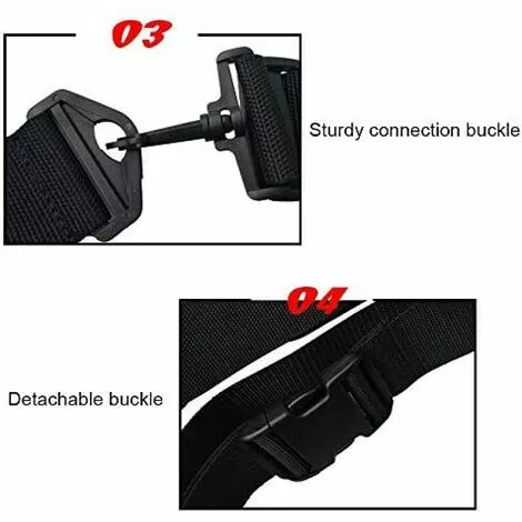 MEZHENG Sangle De Transport Pour Planche De Surf, Sangle Pour Planche De Paddle, Bandoulière Pour Paddleboard, Accessoires Avec Velcro Pour Pagaies 5 MEZHENG Sangle De Transport Pour Planche De Surf, Sangle Pour Planche De Paddle, Bandoulière Pour Paddleboard, Accessoires Avec Velcro Pour Pagaies – Image 5