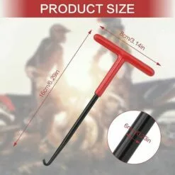 HABIENTôT Crochet De Ressort D'Échappement 2 Pcs Extracteur De Crochet De Ressort Outil D'Extraction De Crochet à Ressort Pour Tuyau D'Échappement Moto Tronçonneuse Tondeuse Débroussailleuse—Oi-FRIS -Treuil, cric, palan et accessoires Soldes Boutique 66878635 3