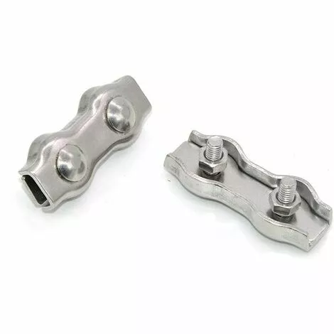 ABCRITAL 10Pcs Lot De 4 Serre-Câbles En Acier Inoxydable - M3/4/5/6/8 1 ABCRITAL 10Pcs Lot De 4 Serre-Câbles En Acier Inoxydable - M3/4/5/6/8