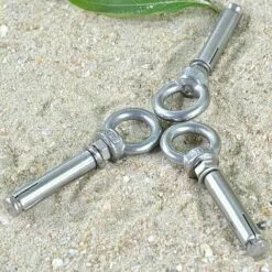 FLETéçA Boulons à Expansion M6 X 60mm Manchon En Acier Boulon à œil 304 Inoxydable Expansion Du Béton Ancrage Vis à Oeil Chevilles Boulons 5-Pack -Treuil, cric, palan et accessoires Soldes Boutique 66962172 3