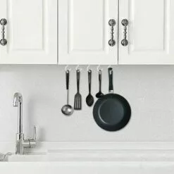 FLETéçA 12 Pièces Crochets à Visser Plafond Vis Crochet En Vinyle Crochets Muraux De Plafond Pour Usage D'intérieur Et De Plein Air(Blanc) -Treuil, cric, palan et accessoires Soldes Boutique 66968836 3