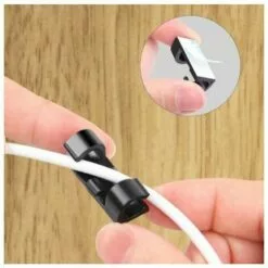 FLETéçA 60 Pièces De Serre-cables, Support De Cable Avec Base Adhésive, Jeu De Serre-cables Pour Bureau, Cordon D'alimentation, Transparent 8 FLETéçA 60 Pièces De Serre-cables, Support De Cable Avec Base Adhésive, Jeu De Serre-cables Pour Bureau, Cordon D'alimentation, Transparent -Treuil, cric, palan et accessoires Soldes Boutique 66969158 4