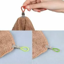 FLETéçA Clips De Torchon, Métal Clips De Cuisine Suspendus, Multicolores Serviette Accrochant Le Crochet Pour Tissu, Soutiens-Gorge, Chaussettes, Gants, Pantalons 46 X 16 X 7 Mm (15pcs) -Treuil, cric, palan et accessoires Soldes Boutique 66970387 4