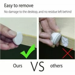 FLETéçA Cable De Bureau Fixe Multifonctionnel 10 PCS, Organisateur De Cables De Données, Clip De Cable De Charge, Clip De Boucle De Collecte-A -Treuil, cric, palan et accessoires Soldes Boutique 66971279 3