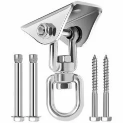 MEZHENG Crochet De Plafond Chaise Suspendue Crochet De Plafond Robuste Chaise Pivotante En Acier Inoxydable