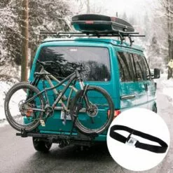 GGNRALNY 10pcs Sangle D'arrimage 2*39CM Kit De Fixation Pour Moto/ Voiture/ Porte Vélo Sangle De Serrage Charge Maximale 500 Kg - Noir -Treuil, cric, palan et accessoires Soldes Boutique 67354674 4