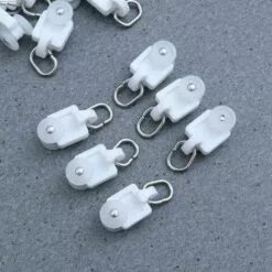 TANèTUE Crochets De Planeur De Rideau Rail De Voie Rail De Rideau Rouleaux De Roue Muets Crochet Poulie à Billes 50PCS (2,4 X 1,5 X 1 CM) 7 TANèTUE Crochets De Planeur De Rideau Rail De Voie Rail De Rideau Rouleaux De Roue Muets Crochet Poulie à Billes 50PCS (2,4 X 1,5 X 1 CM) -Treuil, cric, palan et accessoires Soldes Boutique 67428341 3