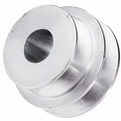 MèREÉTERNEL Poulie À Double Rainure En Alliage D'Aluminium 40 Et 50 Mm, Poulie En Forme De V À Alésage Fixe De 8 À 20 Mm Pour Courroie De 10 Mm - 12 Mm Ternel 4 MèREÉTERNEL Poulie À Double Rainure En Alliage D'Aluminium 40 Et 50 Mm, Poulie En Forme De V À Alésage Fixe De 8 À 20 Mm Pour Courroie De 10 Mm - 12 Mm Ternel – Image 4