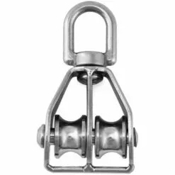 MèREÉTERNEL M15 Bloc De Poulie Double En Acier Inoxydable 304, Pivotant Double Poulie De Levage, Pack Of 2 Ternel 7 MèREÉTERNEL M15 Bloc De Poulie Double En Acier Inoxydable 304, Pivotant Double Poulie De Levage, Pack Of 2 Ternel -Treuil, cric, palan et accessoires Soldes Boutique 67431244 3