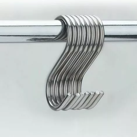 GRID COOL Lot De 20pcs Crochets En S De Suspension Multifonctions Crochets En Forme De S En Acier Inoxydable Crochet S Pour Salle De Bains Chambre Bureau Cuisine 3 GRID COOL Lot De 20pcs Crochets En S De Suspension Multifonctions Crochets En Forme De S En Acier Inoxydable Crochet S Pour Salle De Bains Chambre Bureau Cuisine – Image 3