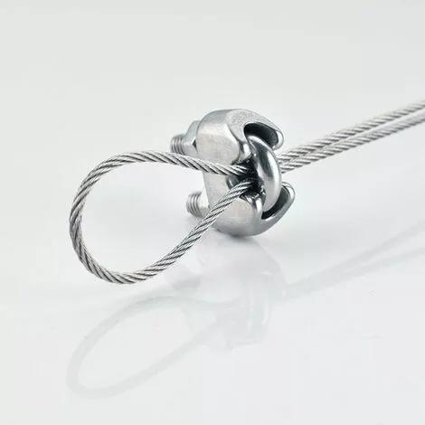 YIENJAOY AGILITY 5 Pièces M6 Pince À Câble En Acier Pinces En Forme De U Boulon En U Pince À Corde En Forme De U Pour Câble Corde À Linge En Acier Serre-Câble En Acier Pinces En Acier 3 YIENJAOY AGILITY 5 Pièces M6 Pince À Câble En Acier Pinces En Forme De U Boulon En U Pince À Corde En Forme De U Pour Câble Corde À Linge En Acier Serre-Câble En Acier Pinces En Acier – Image 3