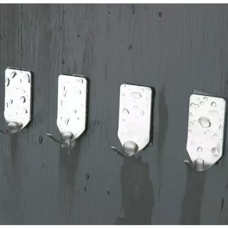 YIENJAOY AGILITY Crochets Forts Crochet Mural Crochets Muraux En Acier Inoxydable Imperméable à L'eau Pour La Robe Robe Serviette Porte-clés Sacs De Noël Lumières-Accueil Cuisine Salle 8-Pack 4 YIENJAOY AGILITY Crochets Forts Crochet Mural Crochets Muraux En Acier Inoxydable Imperméable à L'eau Pour La Robe Robe Serviette Porte-clés Sacs De Noël Lumières-Accueil Cuisine Salle 8-Pack – Image 4