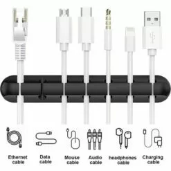 LLOVE Clips Câble Organisateur Bureau, Lot De 3 Support De Câble, Organisateur De Cordon, Gestion Des Cables, Câble Rangement Pour USB Câbles De Chargeur/Souris/Écouteur/PC -Treuil, cric, palan et accessoires Soldes Boutique 67915420 4
