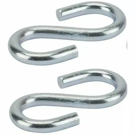 CYCLINGCOLORS 2x Crochet En S Acier Inoxydable Diamètre 8mm Universel Fixation Corde Cuisine Vaisselle Mural Rideau Inox Suspendre Ustensile 1 CYCLINGCOLORS 2x Crochet En S Acier Inoxydable Diamètre 8mm Universel Fixation Corde Cuisine Vaisselle Mural Rideau Inox Suspendre Ustensile