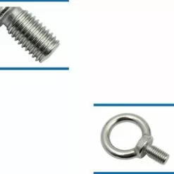 GRID COOL Lot De 10 Boulons à œil M8 En Acier Inoxydable, Boulons à œil Antirouille, Boulon à œil Rond, Boulon à œil Rond, Boulon à œil, Acier Inoxydable 304, Pas Facile à Corroder. 7 GRID COOL Lot De 10 Boulons à œil M8 En Acier Inoxydable, Boulons à œil Antirouille, Boulon à œil Rond, Boulon à œil Rond, Boulon à œil, Acier Inoxydable 304, Pas Facile à Corroder. -Treuil, cric, palan et accessoires Soldes Boutique 68073032 3