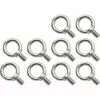 Cisea Lot De 10 Boulons à œil M8 En Acier Inoxydable, Boulons à œil Antirouille, Boulon à œil Rond, Boulon à œil Rond, Boulon à œil, Acier Inoxydable 304, Pas Facile à Corroder.