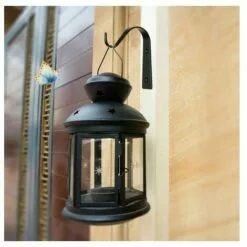 QERSTA Crochet Mural En Fer Métallique 2 Pièces, Support De Plante Suspendu (noir) 9 QERSTA Crochet Mural En Fer Métallique 2 Pièces, Support De Plante Suspendu (noir) -Treuil, cric, palan et accessoires Soldes Boutique 68097009 5