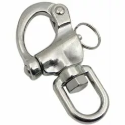 OYLDA Manille à œillet Pivotante En Acier Inoxydable 316 à Dégagement Rapide Pour Chaîne D'ancre De Bateau, Longueur 70 Mm