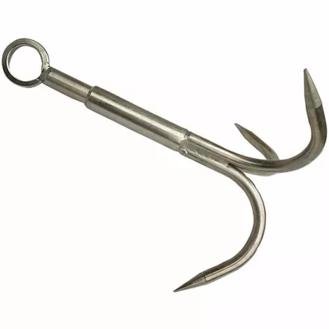 OYLDA Crochet à Pince En Acier Inoxydable à 3 Griffes Crochet D'ancrage Et De Récupération Pour L'escalade Par Gravité (moyen) 1 OYLDA Crochet à Pince En Acier Inoxydable à 3 Griffes Crochet D'ancrage Et De Récupération Pour L'escalade Par Gravité (moyen)