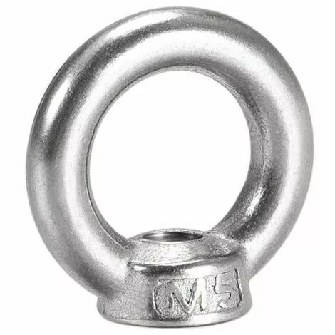 MONLY Écrou à Oeil De Levage M5 Filetage Femelle En Acier Inoxydable 304 Forme Ronde Pour Raccord De Corde Paquet De 5 2 MONLY Écrou à Oeil De Levage M5 Filetage Femelle En Acier Inoxydable 304 Forme Ronde Pour Raccord De Corde Paquet De 5 – Image 2