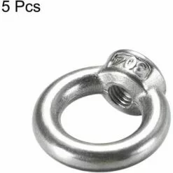 MONLY Écrou à Oeil De Levage M5 Filetage Femelle En Acier Inoxydable 304 Forme Ronde Pour Raccord De Corde Paquet De 5 8 MONLY Écrou à Oeil De Levage M5 Filetage Femelle En Acier Inoxydable 304 Forme Ronde Pour Raccord De Corde Paquet De 5 -Treuil, cric, palan et accessoires Soldes Boutique 68769340 4
