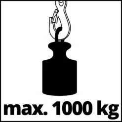 Einhell Palan à Chaîne TC-CH 1000 -Treuil, cric, palan et accessoires Soldes Boutique 7029756 5