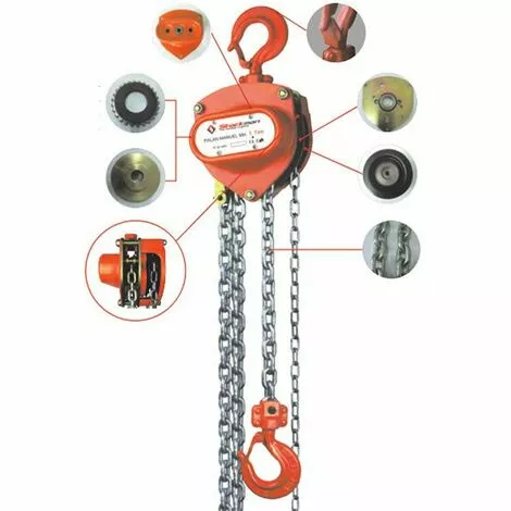 APPAREILDELEVAGEMATISERE Palan Manuel à Chaîne - 500kg - MHN05 2 APPAREILDELEVAGEMATISERE Palan Manuel à Chaîne - 500kg - MHN05 – Image 2