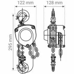 APPAREILDELEVAGEMATISERE Palan Manuel à Chaîne - 500kg - MHN05 6 APPAREILDELEVAGEMATISERE Palan Manuel à Chaîne - 500kg - MHN05 -Treuil, cric, palan et accessoires Soldes Boutique 7307947 3