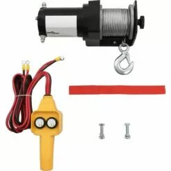 VidaXL Treuil électrique 12 V 907 Kg Télécommande Filaire