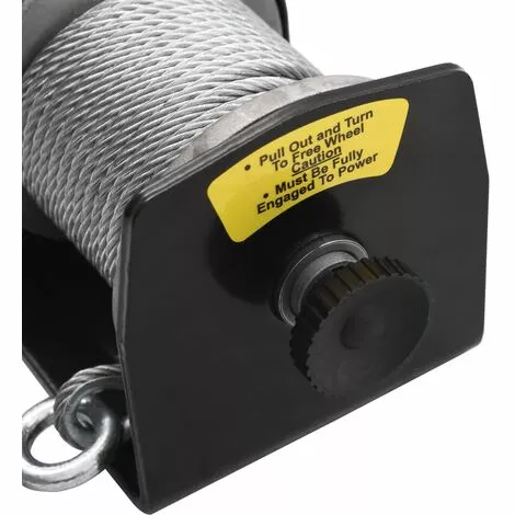 VidaXL Treuil électrique 12 V 907 Kg Télécommande Filaire 4 VidaXL Treuil électrique 12 V 907 Kg Télécommande Filaire – Image 4
