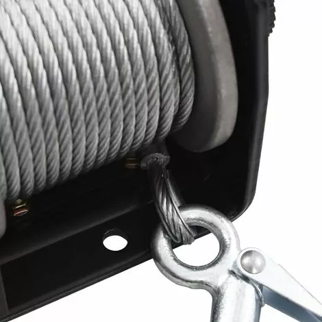 VidaXL Treuil électrique 12 V 907 Kg Télécommande Filaire 5 VidaXL Treuil électrique 12 V 907 Kg Télécommande Filaire – Image 5