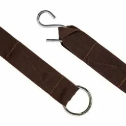 TECTAKE Kit De Sangles De Fixation Universelles Marron Pour Hamac - Marron -Treuil, cric, palan et accessoires Soldes Boutique 7514067 3