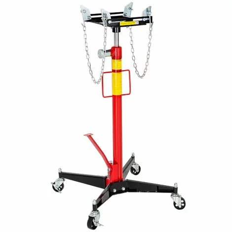 TECTAKE V?rin De Fosse Hydraulique Support Moteur 500 Kg Réglable En Acier - Rouge 1 TECTAKE V?rin De Fosse Hydraulique Support Moteur 500 Kg Réglable En Acier - Rouge