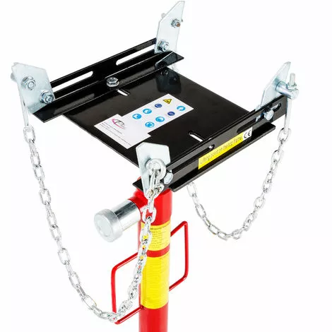 TECTAKE V?rin De Fosse Hydraulique Support Moteur 500 Kg Réglable En Acier - Rouge 4 TECTAKE V?rin De Fosse Hydraulique Support Moteur 500 Kg Réglable En Acier - Rouge – Image 4