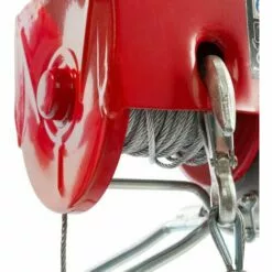 AREBOS Treuil Palan électrique | 400/800 Kg | 1300W | Treuil Palan à Chaine à Levier | Treuil Palan à Ascenseur Levage Pour Avec Télécommande, Pour Chariot Élévateur, Entrepôts, Chantiers - Rouge -Treuil, cric, palan et accessoires Soldes Boutique 7557611 3