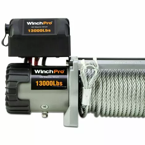 WinchPro - Treuil Électrique 12V 5900kg/13000lbs, Câble En Acier De 26m, 2 Télécommandes Incluses (1 Sans Fil, 1 Câble), Pour Tout-terrain, 4x4, Remorques 5 WinchPro - Treuil Électrique 12V 5900kg/13000lbs, Câble En Acier De 26m, 2 Télécommandes Incluses (1 Sans Fil, 1 Câble), Pour Tout-terrain, 4x4, Remorques – Image 5