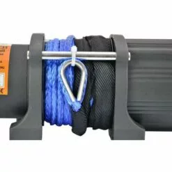 WinchPro - Treuil Électrique 12V 2000kg/4500lbs, 15m De Corde Synthétique Dyneema, 2 Télécommandes (1 Sans Fil, 1 Câble), Plaque De Montage, Idéal Pour Atv, Buggies, Remorques, Quads -Treuil, cric, palan et accessoires Soldes Boutique 7860784 3