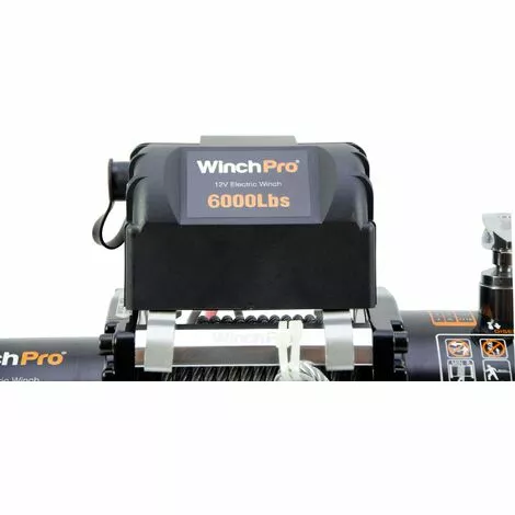 WinchPro - Treuil Électrique 12V 2700kg/6000lbs, Câble D'acier De 24m, 2 Télécommandes Incluses (1 Sans Fil, 1 Câble), Idéal Pour Les Atv, Les Buggies, Les Remorques, Les Quads Et Les Bateaux 3 WinchPro - Treuil Électrique 12V 2700kg/6000lbs, Câble D'acier De 24m, 2 Télécommandes Incluses (1 Sans Fil, 1 Câble), Idéal Pour Les Atv, Les Buggies, Les Remorques, Les Quads Et Les Bateaux – Image 3