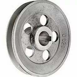 HELIOTRADE Poulie Pour Moteur Electrique 120 Mm Entraxe 24 Mm -Treuil, cric, palan et accessoires Soldes Boutique 7865195 3