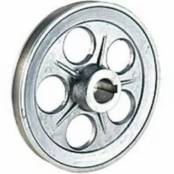 HELIOTRADE Poulie Pour Moteur Electrique 160 Mm Entraxe 24 Mm -Treuil, cric, palan et accessoires Soldes Boutique 7865196 3